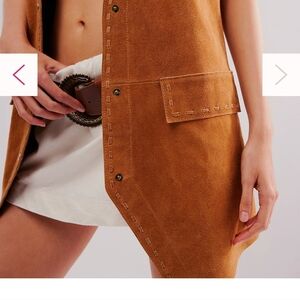 We The Free Low Rider Suede Vest